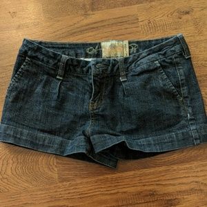 American Rag dark denim jean shorts size 7